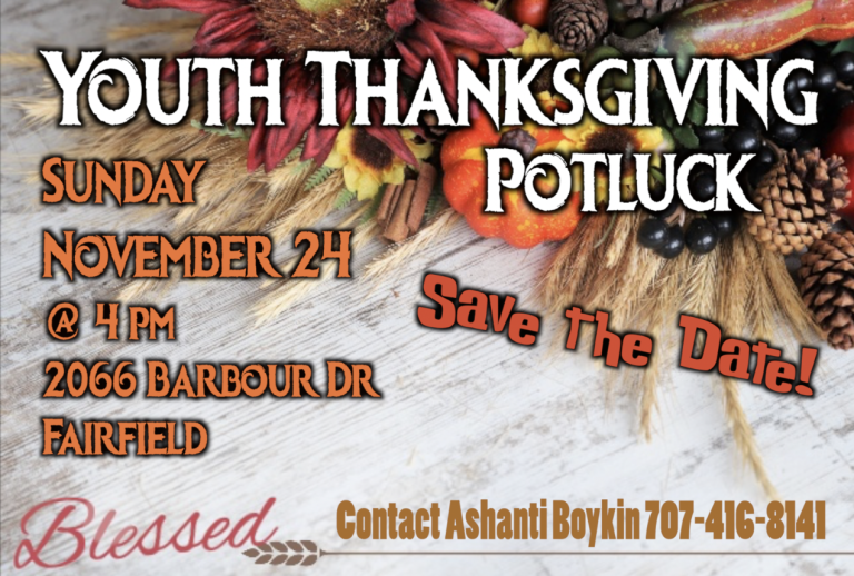 Youth Thanksgiving Potluck